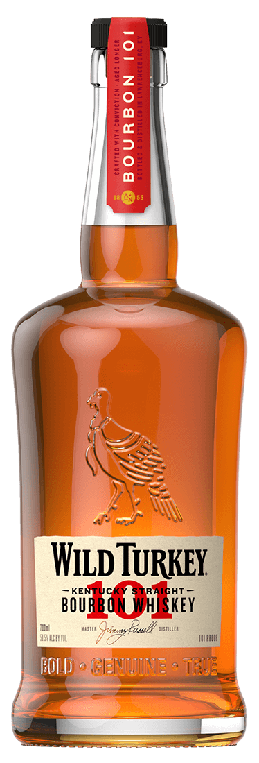en flaska wild turkey 101 proof